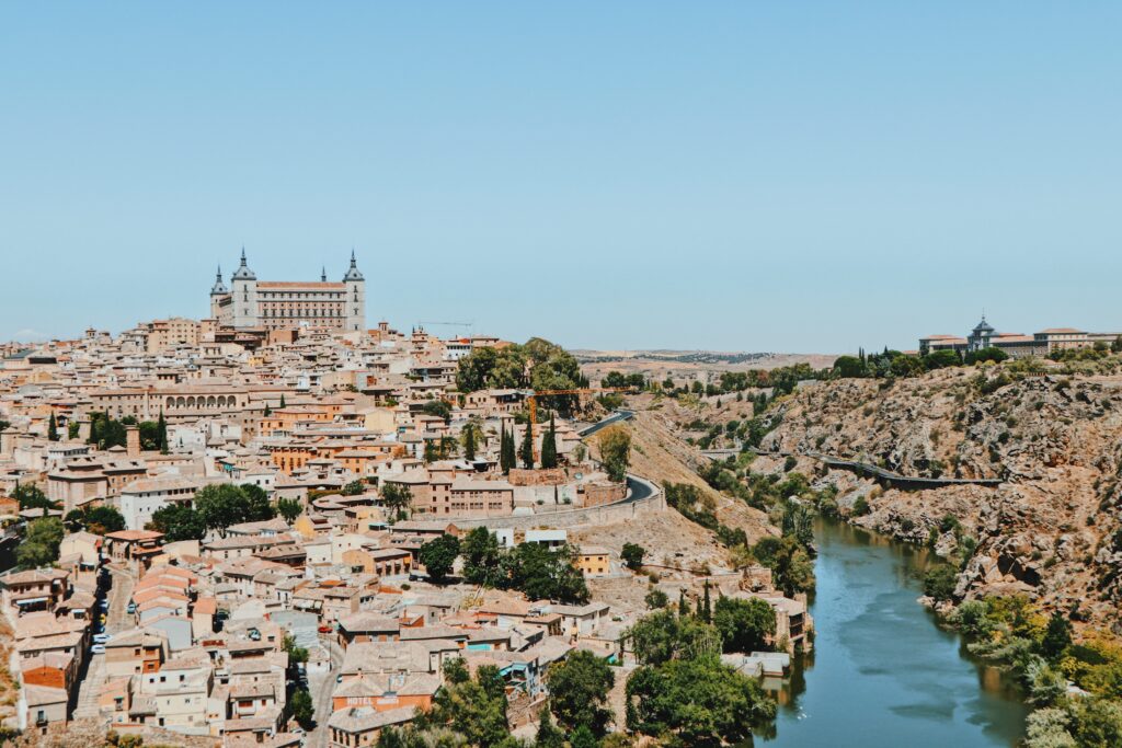 Toledo, Spain from above