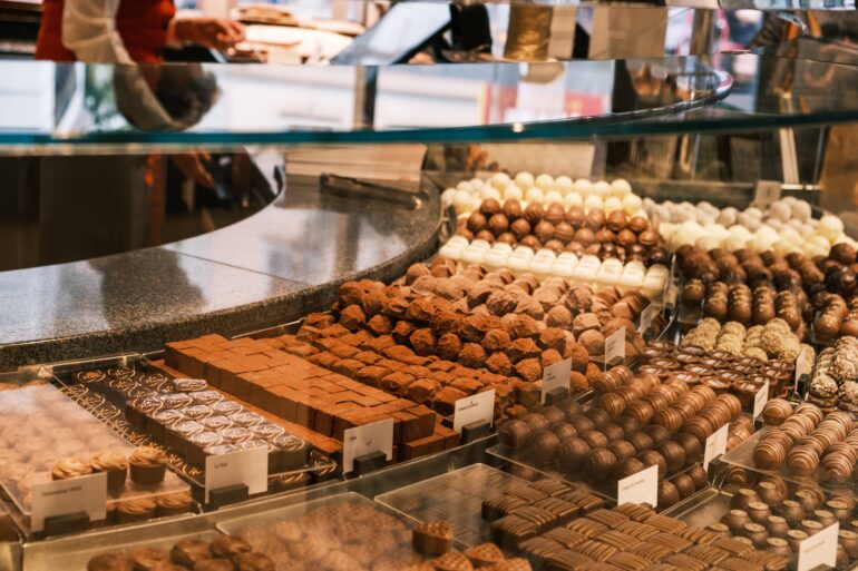 Swiss chocolate shop