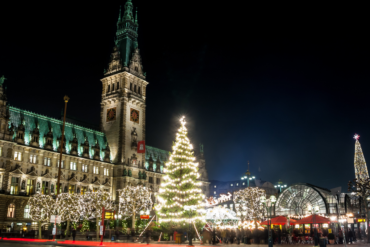 Christmas Market Hamburg Town Hall