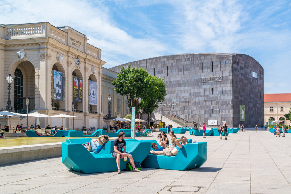 MuseumsQuartier in Vienna, Austria